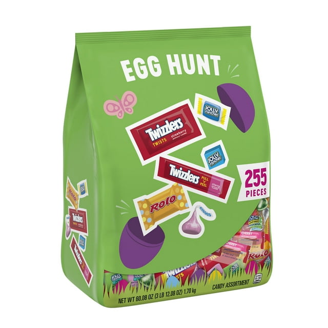Hershey Assorted Flavored Easter Candy, Bulk Variety Bag 60.08 oz, 255 ...