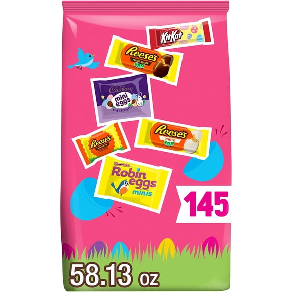 Hershey Assorted Flavored Easter Candy Variety Bag, 145 pcs.