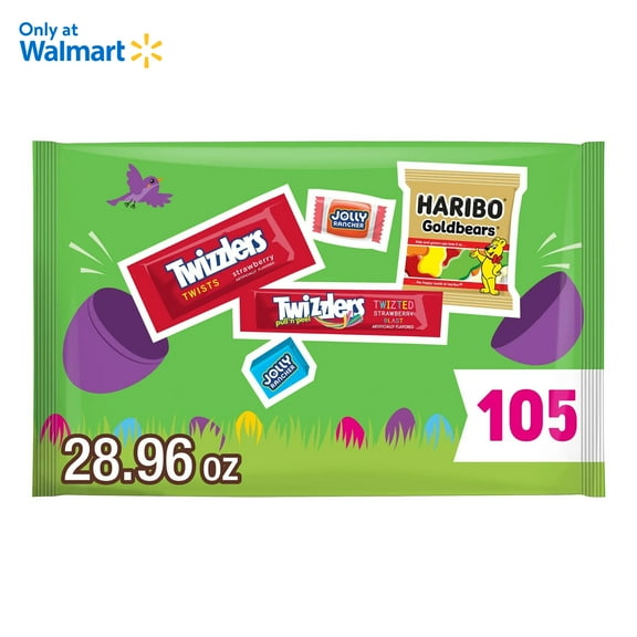 Hershey Assorted Fruit Flavored Easter Candy, Bag 28.96 oz, 105 Pieces