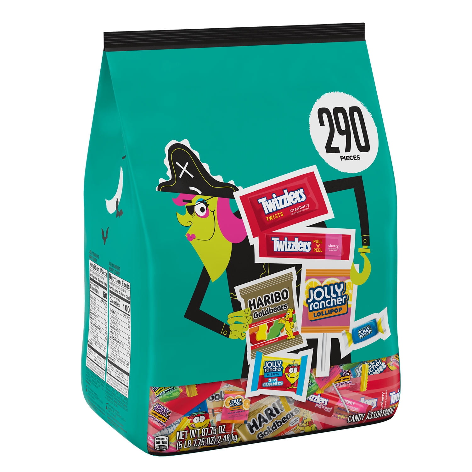 Hershey Assorted Fruit Flavored Halloween Candy, Bulk Variety Bag 87.75