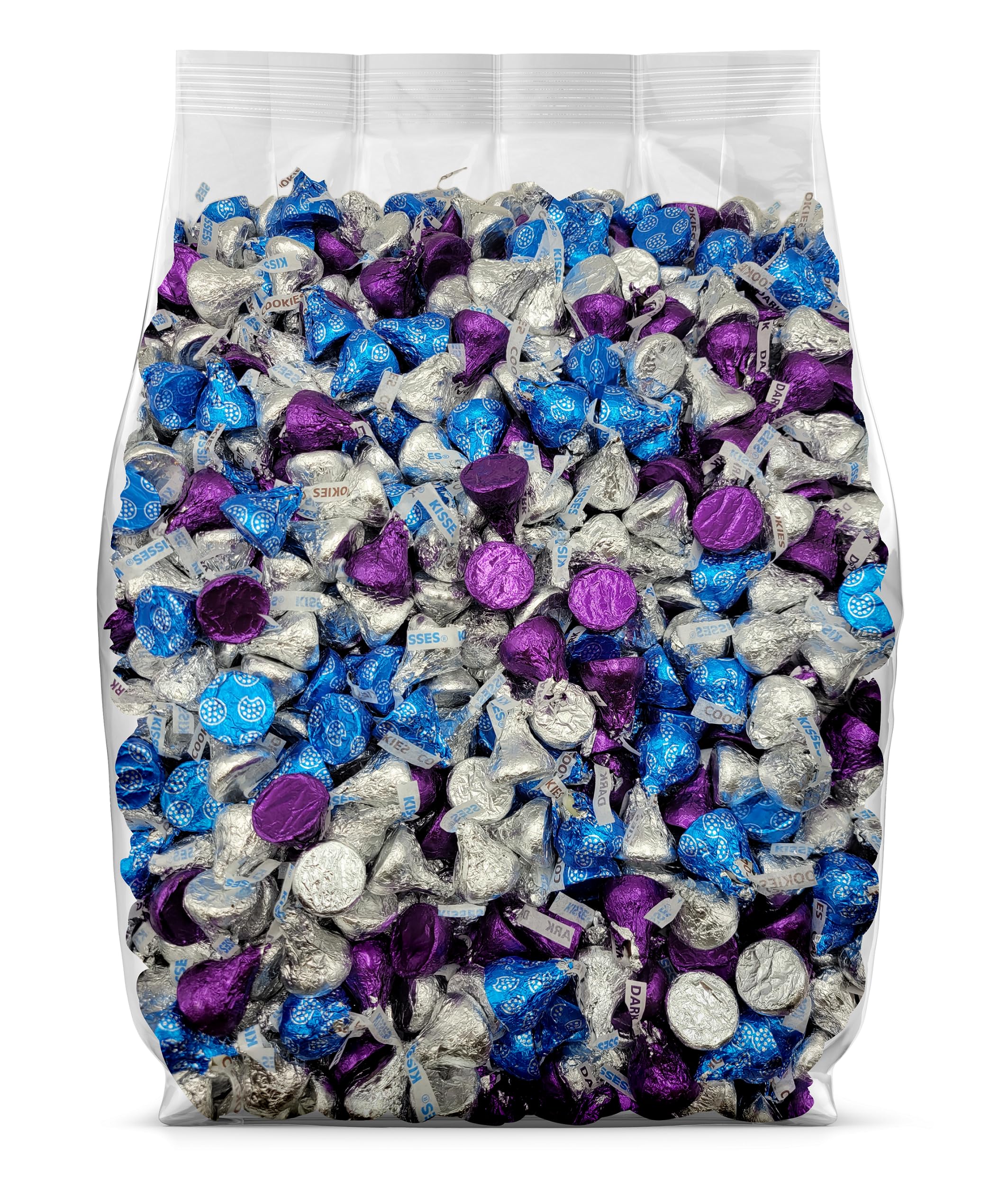 Hershey Assorted Kisses Bulk Candy â€“ Assorted Milk Chocolate, Dark