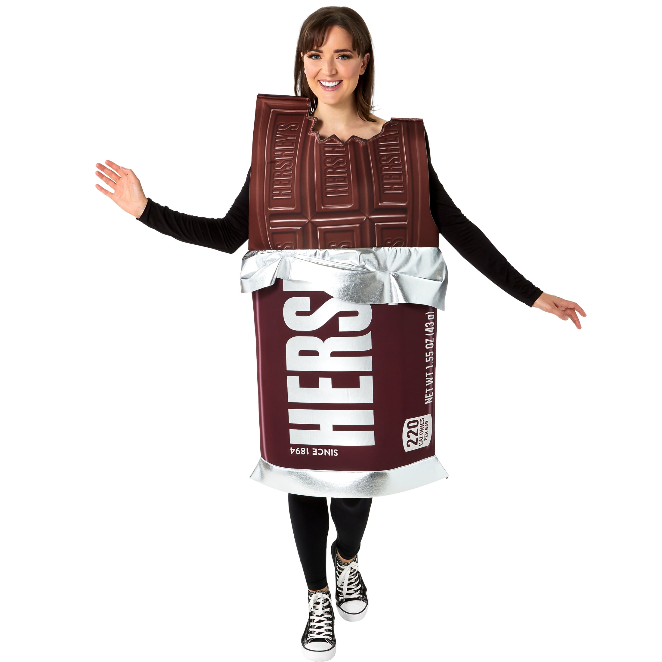 Hershey Bar Candy Adult Unisex Halloween Costume - Walmart.com