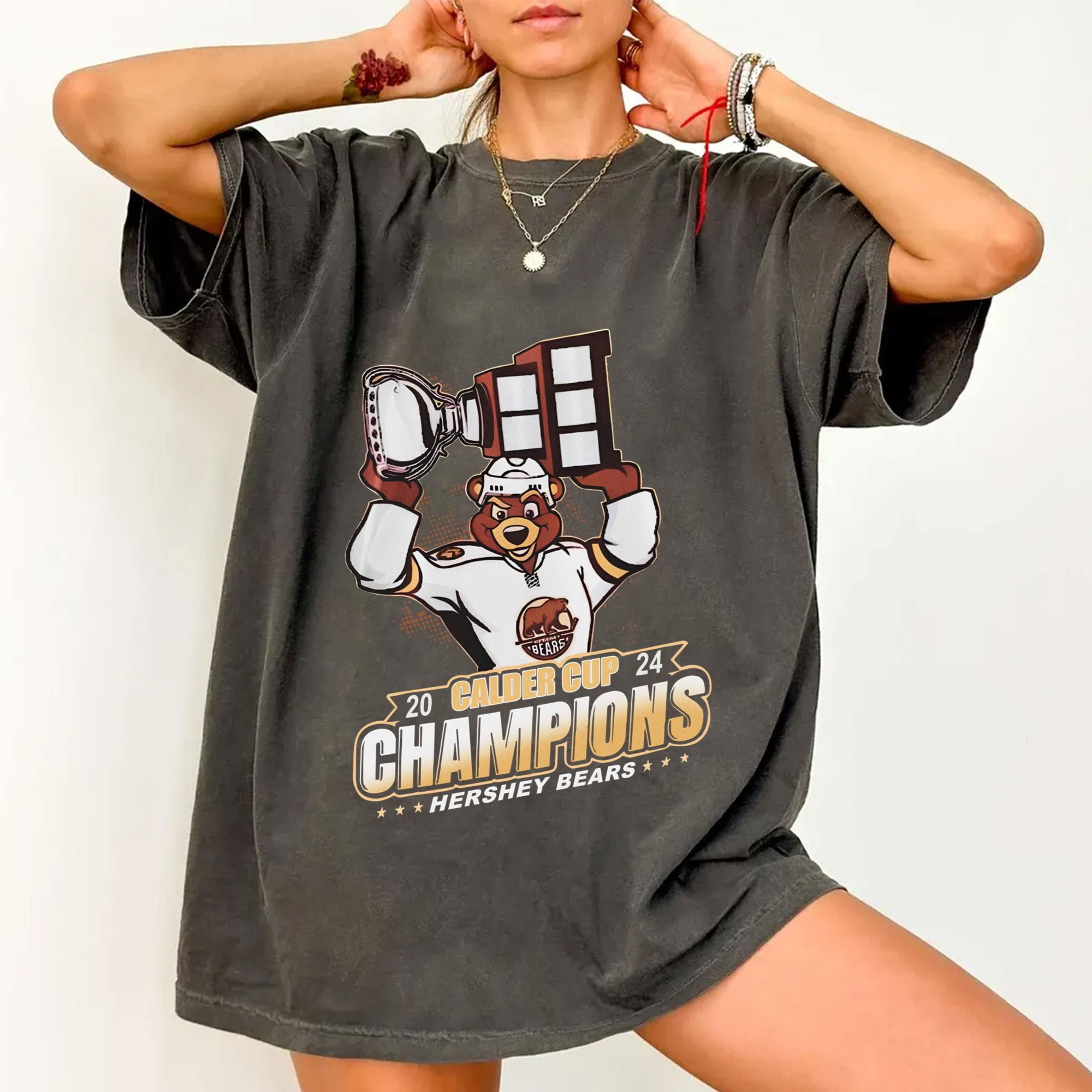 Hershey Bears 2024 Calder Cup Champions Eastern Conference Mascot Hold