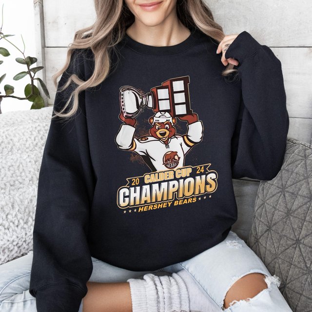 Hershey Bears 2024 Calder Cup Champions Eastern Conference Mascot Hold