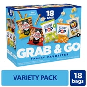 SkinnyPop Popcorn, Dot's Pretzels & Pirate's Booty Puffs Individual Snack Variety Pack, 18 Count