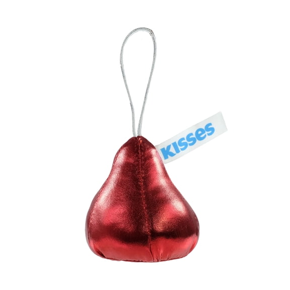 Hershey Kiss Plush Christmas Ornament, Red, Polyester, By Ruz