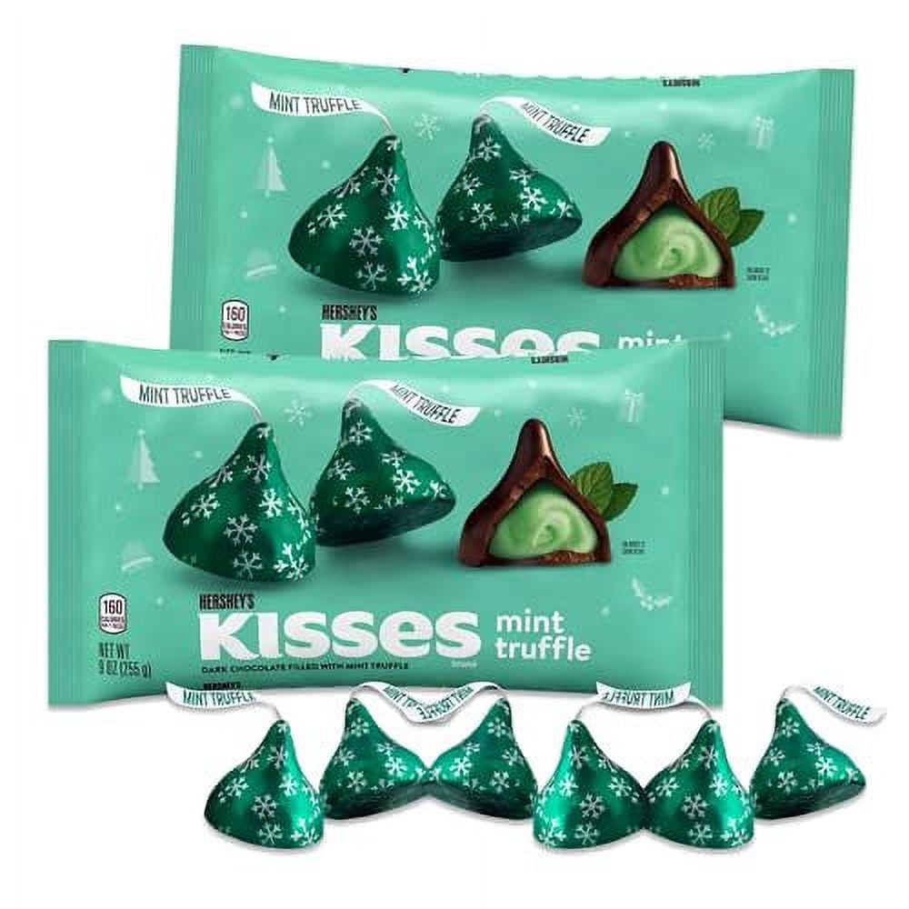 Hershey Kisses Mint Truffle 2 Pack, Green Hershey Kisses Bulk, Hershey