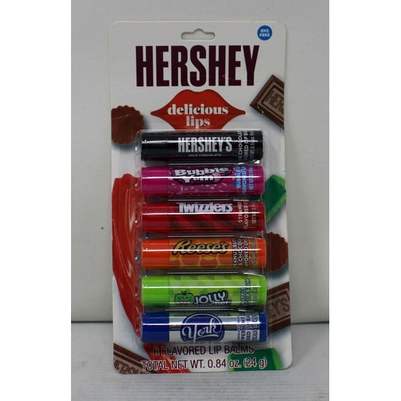 Hershey Lotta Luv Flavored Lip Balm 6 Count