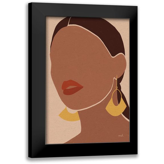 Hershey, Moira 11x14 Black Modern Framed Museum Art Print Titled - Summer Glow II