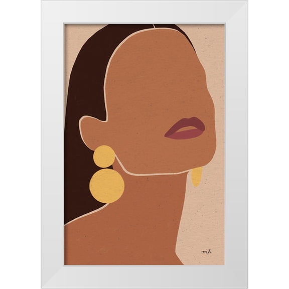Hershey, Moira 11x14 White Modern Wood Framed Museum Art Print Titled - Summer Glow I