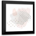 thumbnail image 1 of Hershey, Moira 12x12 Black Modern Framed Museum Art Print Titled - Lovely Blush I, 1 of 5