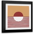 thumbnail image 1 of Hershey, Moira 12x12 Black Modern Framed Museum Art Print Titled - Reflection IV Red Yellow, 1 of 5