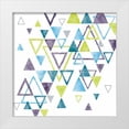 thumbnail image 1 of Hershey, Moira 12x12 White Modern Wood Framed Museum Art Print Titled - Triangle Tumble II, 1 of 4