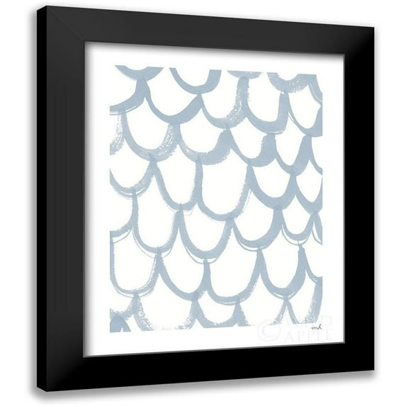 Hershey, Moira 12x14 Black Modern Framed Museum Art Print Titled - Scallop I