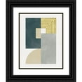thumbnail image 1 of Hershey, Moira 12x14 Black Ornate Wood Framed with Double Matting Museum Art Print Titled - Deco Glam II, 1 of 4