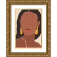 thumbnail image 1 of Hershey, Moira 13x18 Gold Ornate Wood Framed with Double Matting Museum Art Print Titled - Sun Kissed II, 1 of 4
