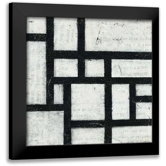 Hershey, Moira 15x15 Black Modern Framed Museum Art Print Titled - Labyrinth III