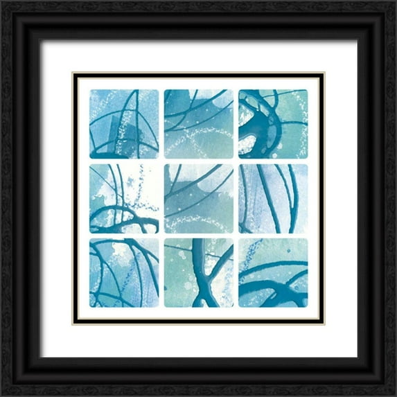 Hershey, Moira 15x15 Black Ornate Wood Framed with Double Matting Museum Art Print Titled - Underwater