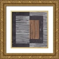 thumbnail image 1 of Hershey, Moira 15x15 Gold Ornate Wood Framed with Double Matting Museum Art Print Titled - Primitive II Gray, 1 of 4
