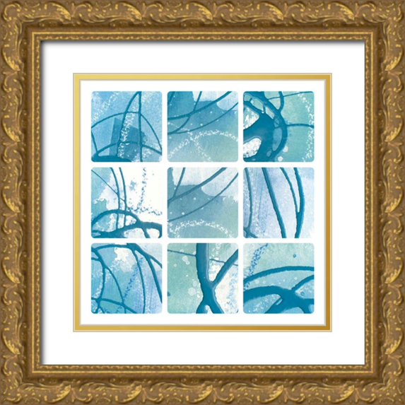 Hershey, Moira 15x15 Gold Ornate Wood Framed with Double Matting Museum Art Print Titled - Underwater