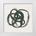 thumbnail image 1 of Hershey, Moira 15x15 White Modern Wood Framed Museum Art Print Titled - Scribbly Black I, 1 of 4