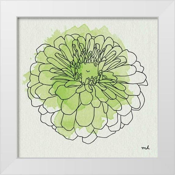Hershey, Moira 15x15 White Modern Wood Framed Museum Art Print Titled - Watercolor Floral I