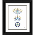 thumbnail image 1 of Hershey, Moira 15x18 Black Ornate Wood Framed with Double Matting Museum Art Print Titled - Evil Eye I, 1 of 4