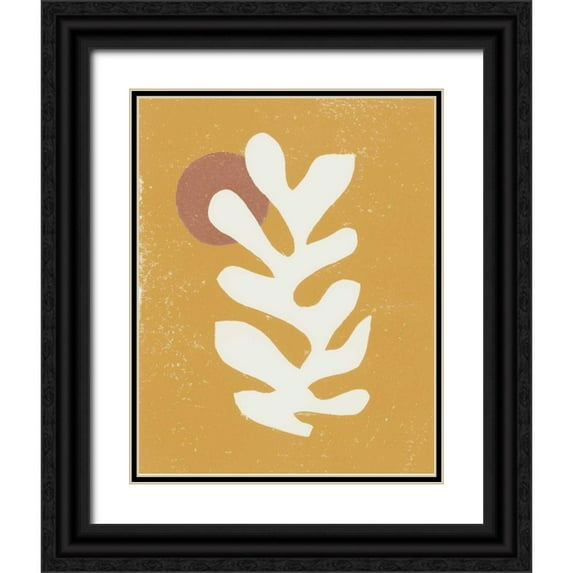 Hershey, Moira 15x18 Black Ornate Wood Framed with Double Matting Museum Art Print Titled - Matisse Homage I