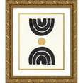 thumbnail image 1 of Hershey, Moira 15x18 Gold Ornate Wood Framed with Double Matting Museum Art Print Titled - Desert Rainbows I Dark, 1 of 4