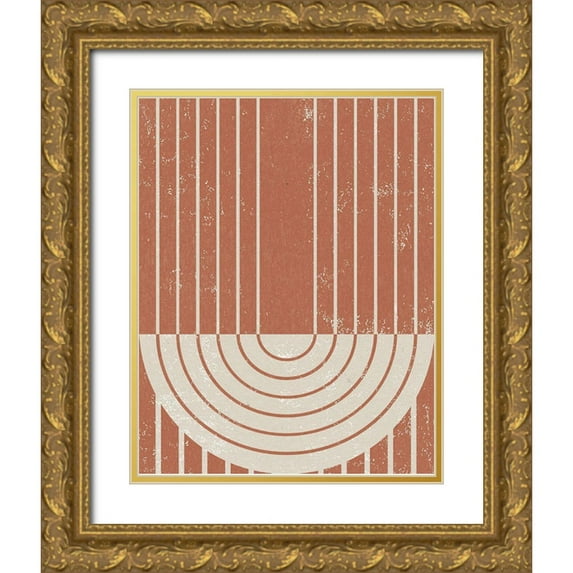 Hershey, Moira 15x18 Gold Ornate Wood Framed with Double Matting Museum Art Print Titled - Gate II