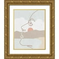 thumbnail image 1 of Hershey, Moira 15x18 Gold Ornate Wood Framed with Double Matting Museum Art Print Titled - Mykonos I Neutral, 1 of 4