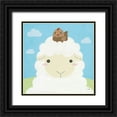 thumbnail image 1 of Hershey, Moira 20x20 Black Ornate Wood Framed with Double Matting Museum Art Print Titled - Barn Buddies III, 1 of 4