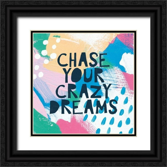 Hershey, Moira 20x20 Black Ornate Wood Framed with Double Matting Museum Art Print Titled - Bright Inspiration I