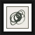 thumbnail image 1 of Hershey, Moira 20x20 Black Ornate Wood Framed with Double Matting Museum Art Print Titled - Scribbly Black IV, 1 of 4