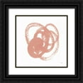 thumbnail image 1 of Hershey, Moira 20x20 Black Ornate Wood Framed with Double Matting Museum Art Print Titled - Scribbly Spring II, 1 of 4
