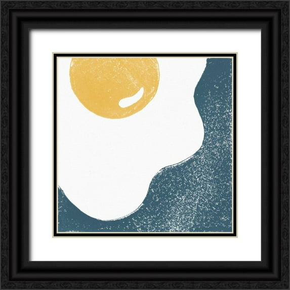 Hershey, Moira 20x20 Black Ornate Wood Framed with Double Matting Museum Art Print Titled - Sunny Side I
