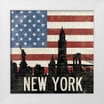 thumbnail image 1 of Hershey, Moira 20x20 White Modern Wood Framed Museum Art Print Titled - New York, 1 of 4