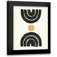 thumbnail image 1 of Hershey, Moira 20x24 Black Modern Framed Museum Art Print Titled - Desert Rainbows I Dark, 1 of 5
