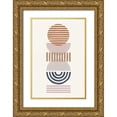 thumbnail image 1 of Hershey, Moira 23x32 Gold Ornate Wood Framed with Double Matting Museum Art Print Titled - Modern Desert II, 1 of 4