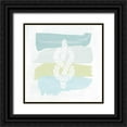 thumbnail image 1 of Hershey, Moira 26x26 Black Ornate Wood Framed with Double Matting Museum Art Print Titled - Seaside Swatch Knot, 1 of 4