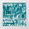 thumbnail image 1 of Hershey, Moira 26x26 White Modern Wood Framed Museum Art Print Titled - Hustle and Bustle II, 1 of 4
