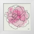 thumbnail image 1 of Hershey, Moira 26x26 White Modern Wood Framed Museum Art Print Titled - Watercolor Floral III, 1 of 4