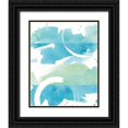 thumbnail image 1 of Hershey, Moira 26x32 Black Ornate Wood Framed with Double Matting Museum Art Print Titled - Coastal Feel III, 1 of 4