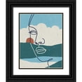 thumbnail image 1 of Hershey, Moira 26x32 Black Ornate Wood Framed with Double Matting Museum Art Print Titled - Mykonos II, 1 of 4