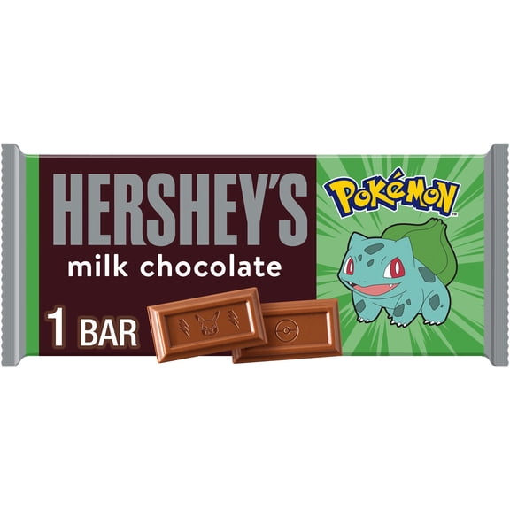 Hershey's Milk Chocolate Pokemon Candy, Bar 1.55 oz