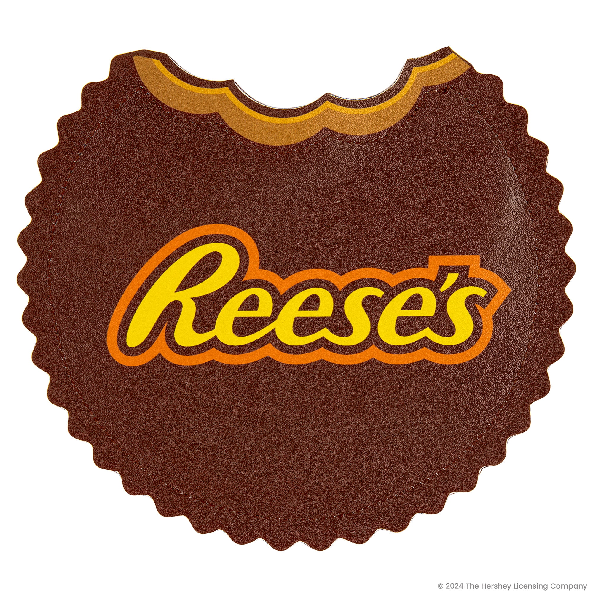 Hershey Reese's Peanut Butter Cup Theme Soft Novelty Pouch, Zipper Closure, Multi-Color