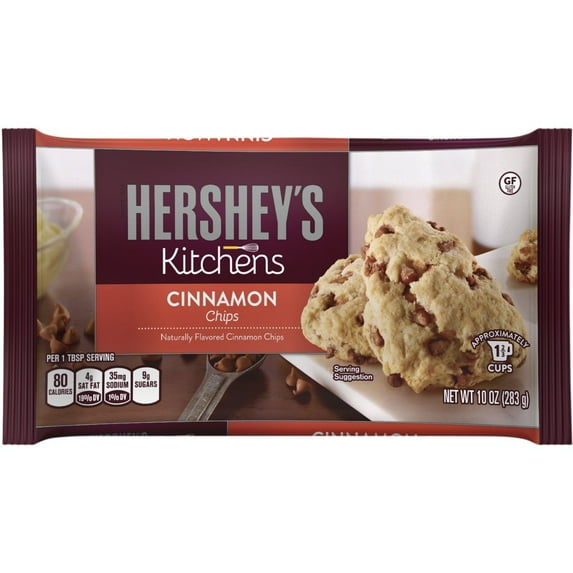Hershey,S, Cinnamon Baking Chips, 10Oz Bag (Pack Of 3)