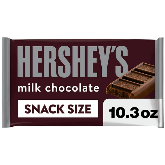 Hershey,S Milk Chocolate Snack Size, Easter, Candy Bars Bag, 10.35 Oz