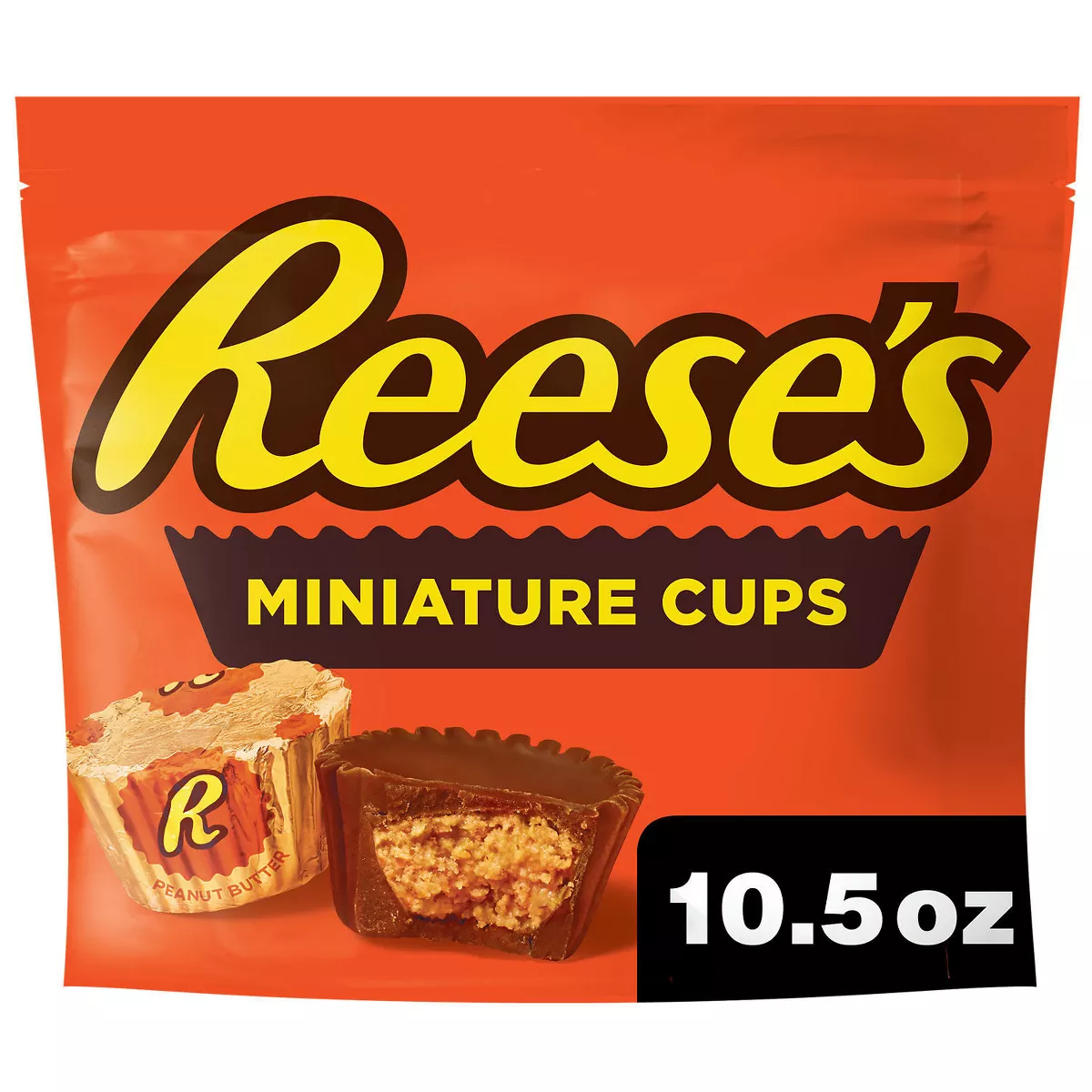 Hershey'S Reese'S Miniature Cups Milk Chocolate & Peanut Butter Share ...