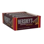 Hershey,S Special Dark Chocolate With Whole Almonds Candy Bars, 1.45 Oz (24 Count)